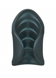 Серый сквозной мастурбатор с вибрацией Manwan Starter - Manwan - в Братске купить с доставкой