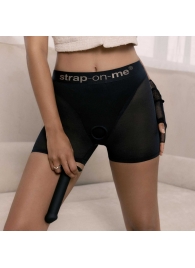 Трусики-шорты для фиксации насадок Strap-on-me Harness Lingerie Halo - size XS - Strap-on-me - купить с доставкой в Братске