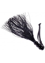 Черная силиконовая плетка - 25,4 см. - Boys of Toys - купить с доставкой в Братске