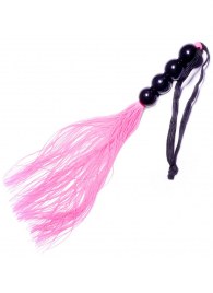 Розовая силиконовая плеть - 35,5 см. - Boys of Toys - купить с доставкой в Братске