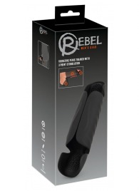 Черный вибромастурбатор с трехточечной стимуляцией Penis Trainer with 3 Point Stimulation - Orion - в Братске купить с доставкой