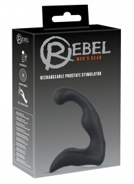 Черный перезаряжаемый стимулятор простаты с вибрацией - 14,6 см. - Orion - в Братске купить с доставкой