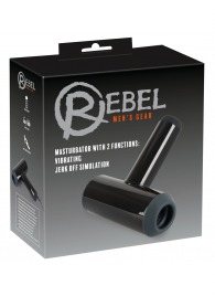 Черный мастурбатор с удобной ручкой Masturbator with 2 Functions - Orion - в Братске купить с доставкой