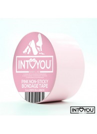 Розовый скотч для фиксации Non-Sticky Bondage Tape - 15 м. - Intoyou - купить с доставкой в Братске