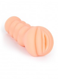 Телесный мастурбатор-вагина с эрекционными кольцами в комплекте - Sexy Girl - в Братске купить с доставкой