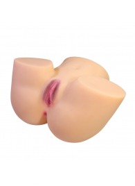 Телесный мастурбатор Liora с 2 любовными тоннелями - Baile - в Братске купить с доставкой