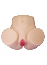 Телесный мастурбатор Julia с 2 любовными каналами - Baile - в Братске купить с доставкой