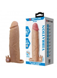 Телесная насадка на пенис Xerxes - 22 см. - Baile - в Братске купить с доставкой