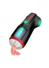 Интерактивный мастурбатор Raven с вакуумом, вибрацией и подсветкой - Shots Media BV - в Братске купить с доставкой