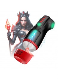 Интерактивный мастурбатор Raven с вакуумом, вибрацией и подсветкой - Shots Media BV - в Братске купить с доставкой