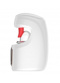 Белый мастурбатор с язычком и возвратно-поступательными движениями - Secwell - в Братске купить с доставкой