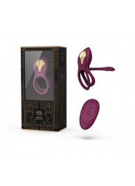 Фиолетовое эрекционное виброкольцо Bayek с пультом ДУ - Zalo - в Братске купить с доставкой