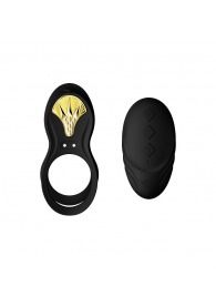 Черное эрекционное виброкольцо Bayek с пультом ДУ - Zalo - в Братске купить с доставкой