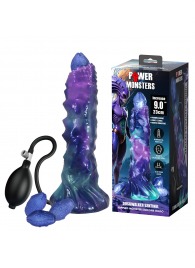 Фиолетовый яйцеродящий фаллоимитатор Duskwalker Sentinal на присоске - 22,4 см. - Baile - купить с доставкой в Братске