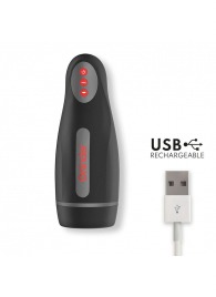 Черный автоматический мастурбатор с управлением через приложение - Oninder - в Братске купить с доставкой