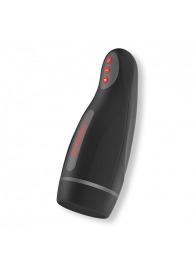 Черный автоматический мастурбатор с управлением через приложение - Oninder - в Братске купить с доставкой