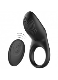 Черное эрекционное виброкольцо с пультом ДУ - Ibiza - в Братске купить с доставкой