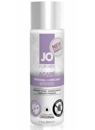 Лубрикант на водной основе для женщин JO AGAPE LUBRICANT ORIGINAL - 60 мл. - System JO - купить с доставкой в Братске