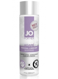Женский лубрикант на водной основе JO AGAPE LUBRICANT ORIGINAL - 120 мл. - System JO - купить с доставкой в Братске