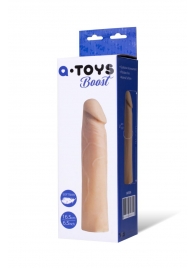 Реалистичная насадка с ярко выраженной головкой - 16,5 см. - A-toys - в Братске купить с доставкой