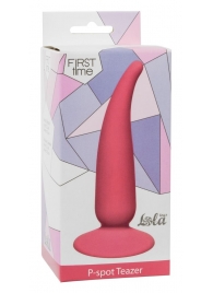 Розовая анальная пробка P-spot Teazer Pink - 12,2 см. - Lola Games - в Братске купить с доставкой