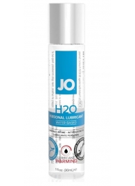 Возбуждающий лубрикант на водной основе JO Personal Lubricant H2O Warming - 30 мл. - System JO - купить с доставкой в Братске