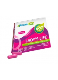 Возбуждающие капсулы Ladys Life - 14 капсул (0,35 гр.) - SuperCaps - купить с доставкой в Братске