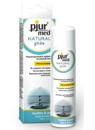 Нейтральный лубрикант на водной основе pjur MED Natural glide - 100 мл. - Pjur - купить с доставкой в Братске