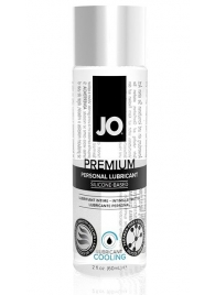 Охлаждающий лубрикант на силиконовой основе JO Personal Premium Lubricant Cooling - 60 мл. - System JO - купить с доставкой в Братске