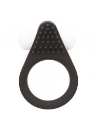 Чёрное эрекционное кольцо LIT-UP SILICONE STIMU RING 1 BLACK - Dream Toys - в Братске купить с доставкой