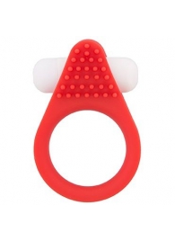 Красное эрекционное кольцо LIT-UP SILICONE STIMU RING 1 RED - Dream Toys - в Братске купить с доставкой