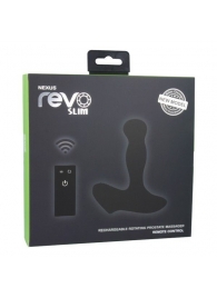 Чёрный перезаряжаемый массажёр предстательной железы NEXUS Revo Slim - Nexus Range - в Братске купить с доставкой Чёрный перезаряжаемый массажёр предстательной железы NEXUS Revo Slim - Nexus Range - в Братске купить с доставкой