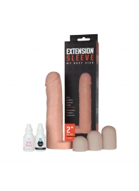 Насадка-удлинитель Extension sleeve с подхватом мошонки - 19 см. - Sitabella - в Братске купить с доставкой