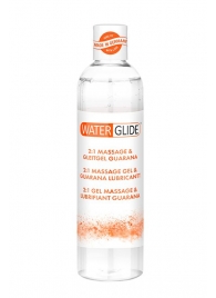 Гель-смазка 2-в-1 MASSAGE   LUBRICANT GUARANA - 300 мл. - Waterglide - купить с доставкой в Братске