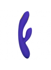 Фиолетовый вибратор с функцией электростимуляции Intimate E-Stimulator Dual Wand - 21,5 см. - California Exotic Novelties - купить с доставкой в Братске