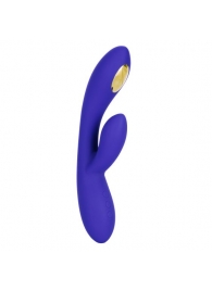 Фиолетовый вибратор с функцией электростимуляции Intimate E-Stimulator Dual Wand - 21,5 см. - California Exotic Novelties - купить с доставкой в Братске