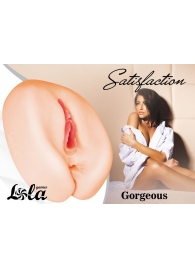 Мастурбатор с 2 тоннелями Satisfaction Gorgeous - Lola Games - в Братске купить с доставкой