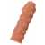 Телесная реалистичная насадка KOKOS Extreme Sleeve 11 с дополнительной стимуляцией - 12,7 см. - KOKOS - в Братске купить с доставкой