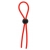 Красное эрекционное лассо с одной бусиной-утяжкой STRETCHY THIN LASSO - Dream Toys - в Братске купить с доставкой