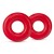 Набор из 2 красных эрекционных колец DONUT RINGS OVERSIZED - Blush Novelties - в Братске купить с доставкой