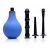 Анальный душ с 3 насадками Premium One-way Valve Anal Douche Set - XR Brands - купить с доставкой в Братске