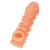 Телесная закрытая насадка с пупырышками Cock Sleeve Size L - 17,6 см. - KOKOS - в Братске купить с доставкой