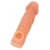 Телесная закрытая насадка с шершавой головкой Cock Sleeve Size L - 17,6 см. - KOKOS - в Братске купить с доставкой