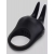 Черное эрекционное виброкольцо Sensation Rechargeable Vibrating Rabbit Love Ring - Fifty Shades of Grey - в Братске купить с доставкой
