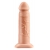 Телесный реалистичный фаллоимитатор с полостью Silicone Hollow Extension - 20 см. - Pipedream - купить с доставкой в Братске