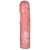 Розовая фаллическая насадка Vac-U-Lock 8  Crystal Jellies Dong - 20,3 см. - Doc Johnson - купить с доставкой в Братске