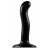 Черный фаллоимитатор-насадка Strap-On-Me P G spot Dildo size S - 16,4 см. - Strap-on-me - купить с доставкой в Братске