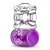 Фиолетовое эрекционное виброкольцо Pleaser Rechargeable C-Ring - Blush Novelties - в Братске купить с доставкой