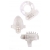 Набор из 3 прозрачных эрекционных колец с вибрацией Teasers Ring Kit - Chisa - в Братске купить с доставкой