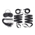 Эротический набор 4PC Bondage Bed Strap   Flogger Kit - Lux Fetish - купить с доставкой в Братске